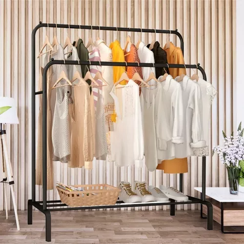 Perchero Closet Doble de Metal